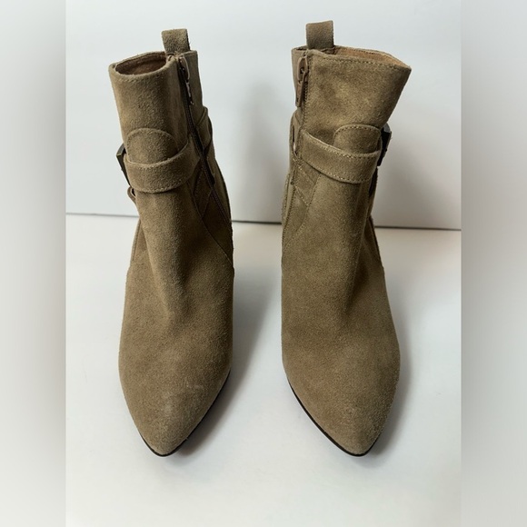 Charles David Women’s Taupe Suede Wedges Size 37 (6.5) - Picture 3 of 12